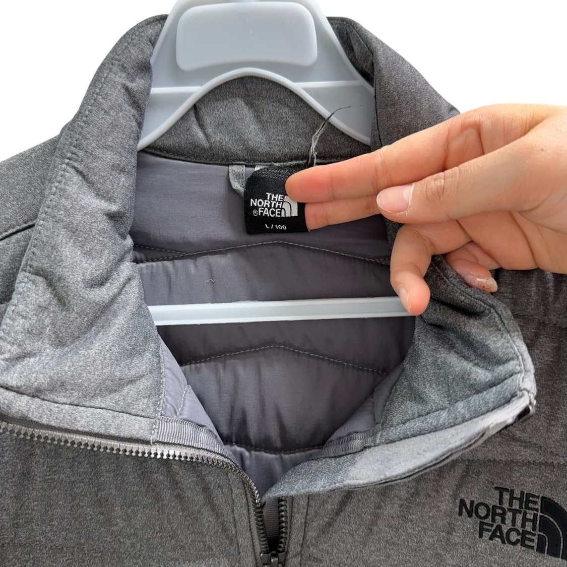 [L] 노스페이스 그레이 경량 자켓 상품이미지5