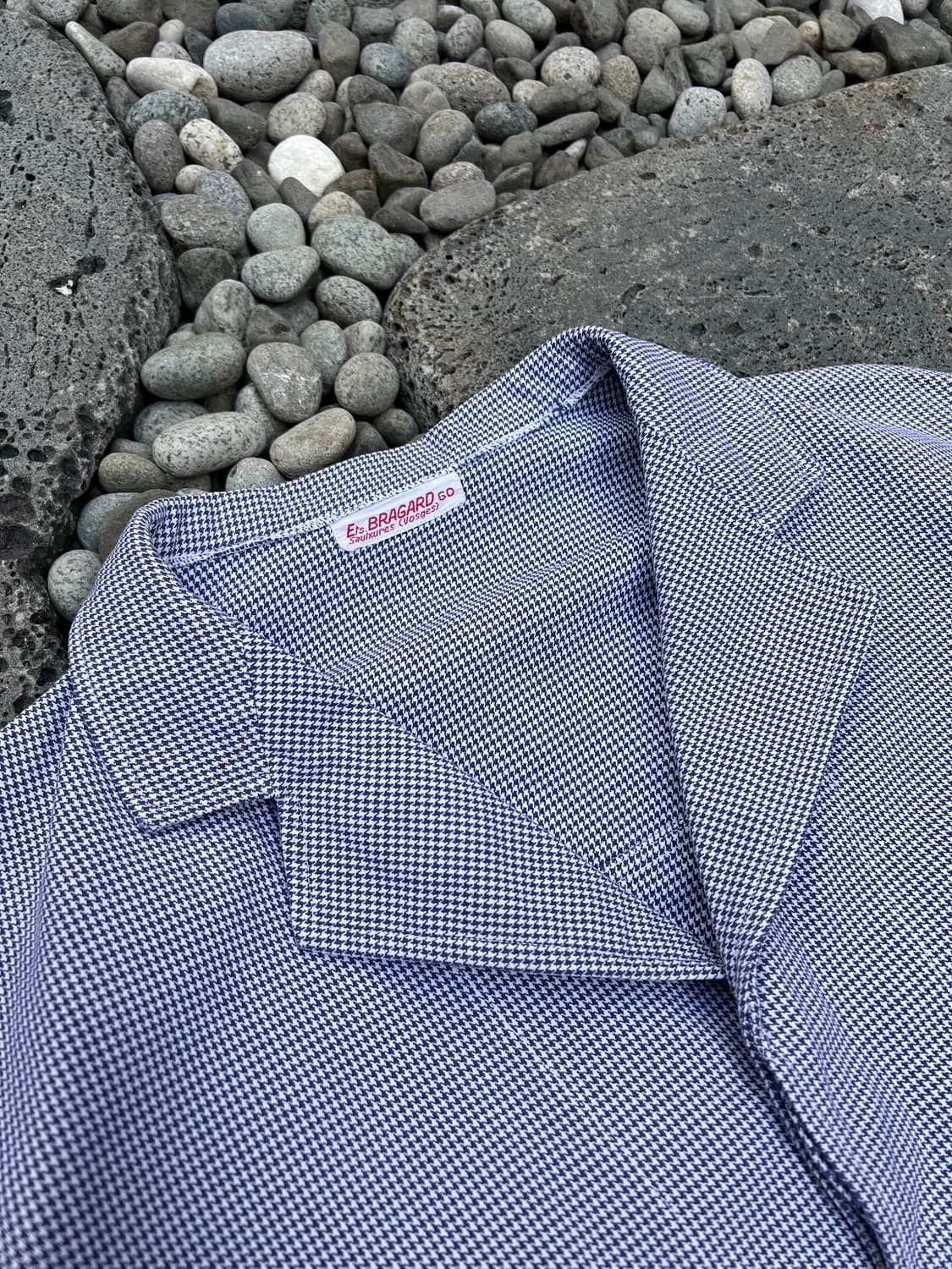 1950s Ets.BRAGARD FRENCH CHECK 프렌치워크자켓 상품이미지5