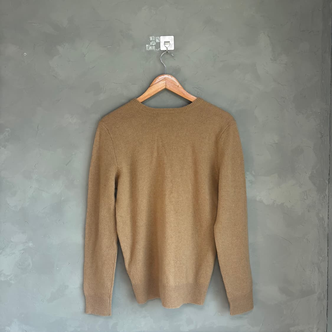 폴로 랄프로렌 램스울 니트 베이지 브라운 상품이미지4