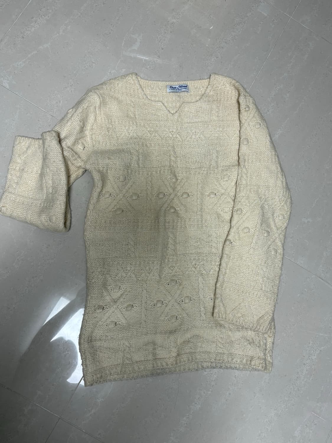 온무드 홀리데이 니트 드레스 상품이미지5