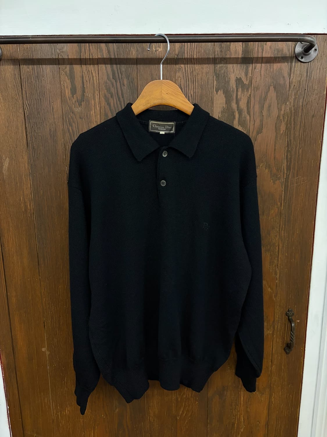 크리스찬디올 정품 블랙 카라니트 상품이미지2