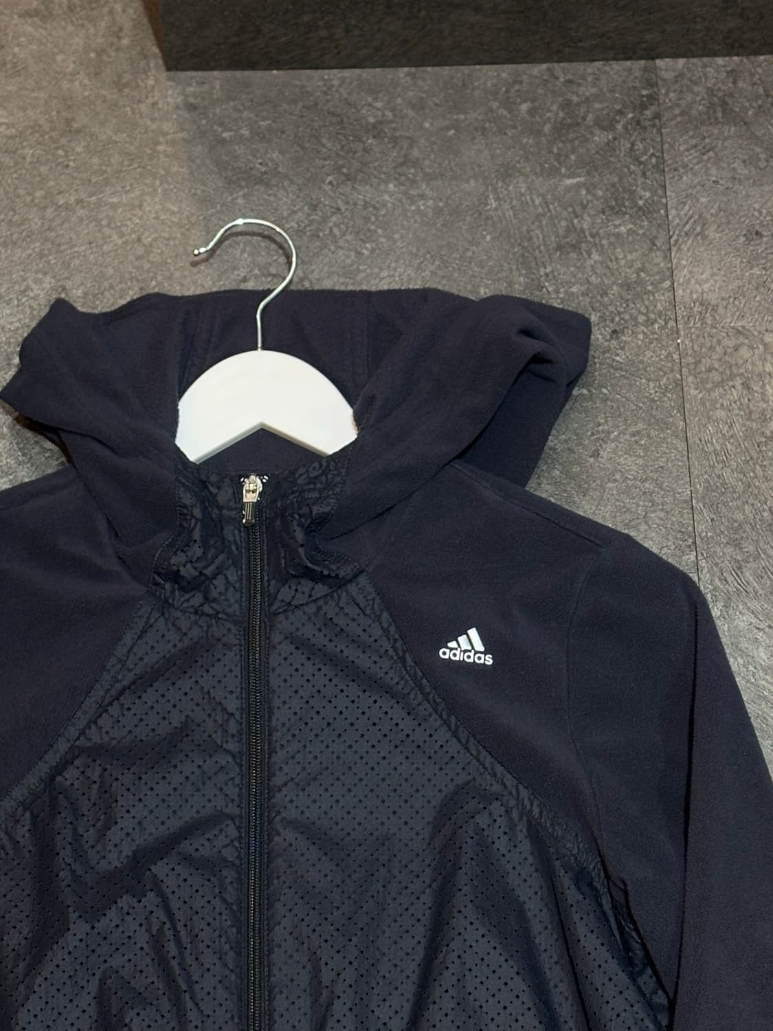 아디다스 여성 후리스 후드집업 L 상품이미지4