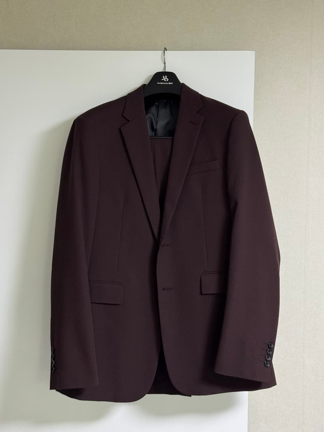 <52/52> 티아이포맨 다크초콜릿 울 정장 셋업 상품이미지1