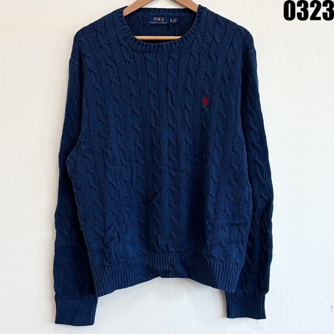 폴로 랄프로렌 케이블 니트 스웨터 XL 0323  상품이미지1