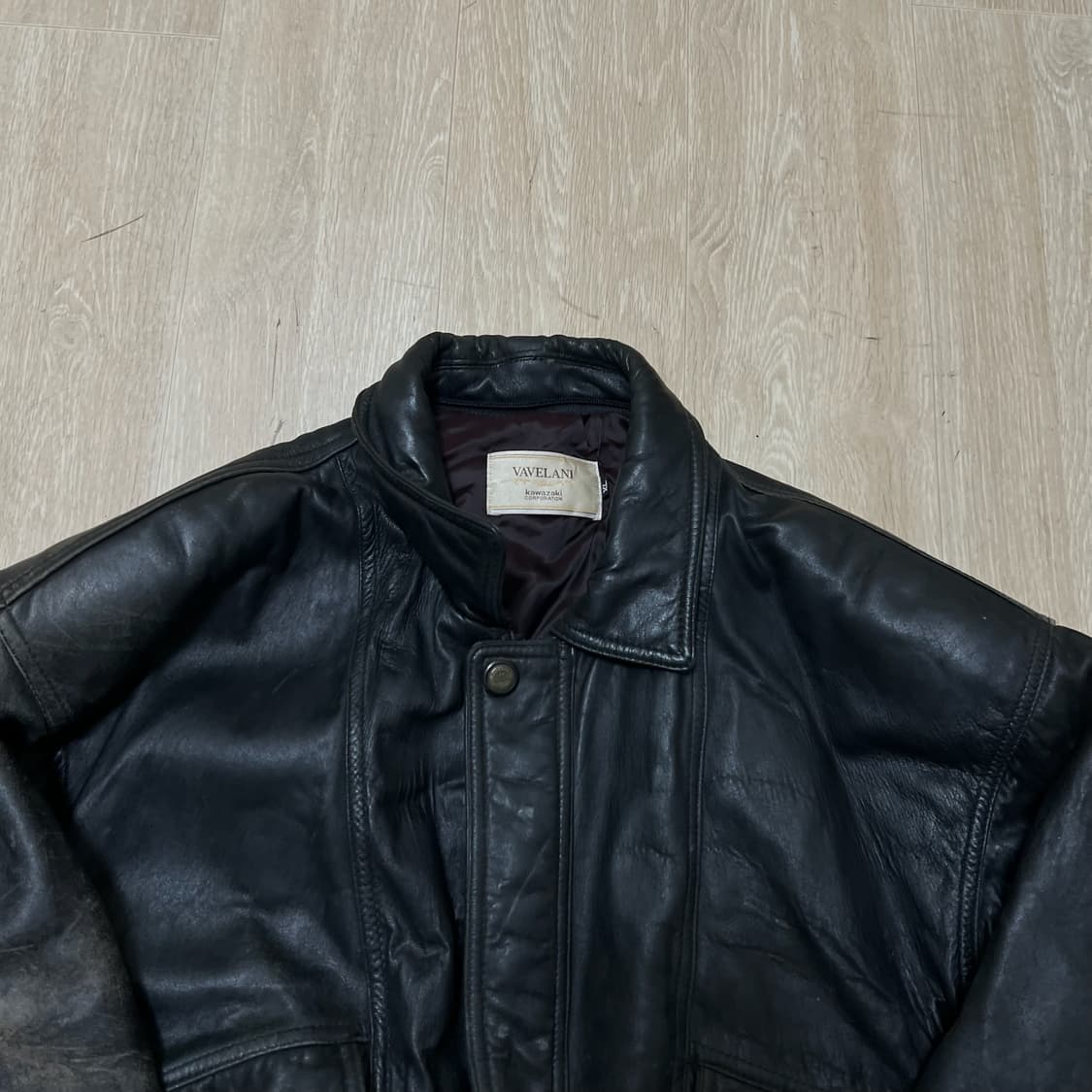 VAVELANI 남성 양가죽 싱글 라이더 가죽자켓 XL/105  상품이미지2