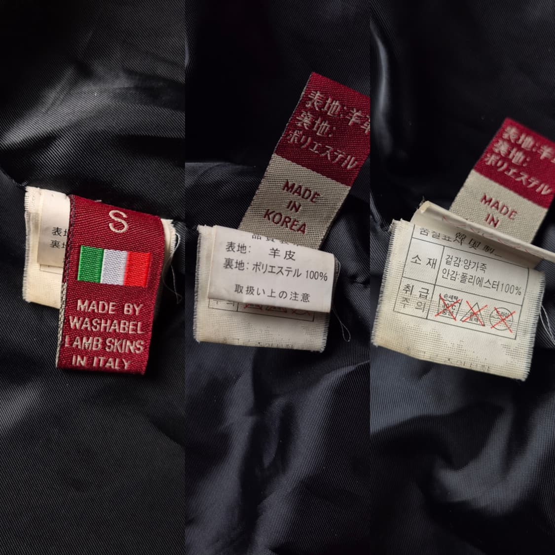 [S] VTG 이태리 양가죽 바이커 자켓 상품이미지9