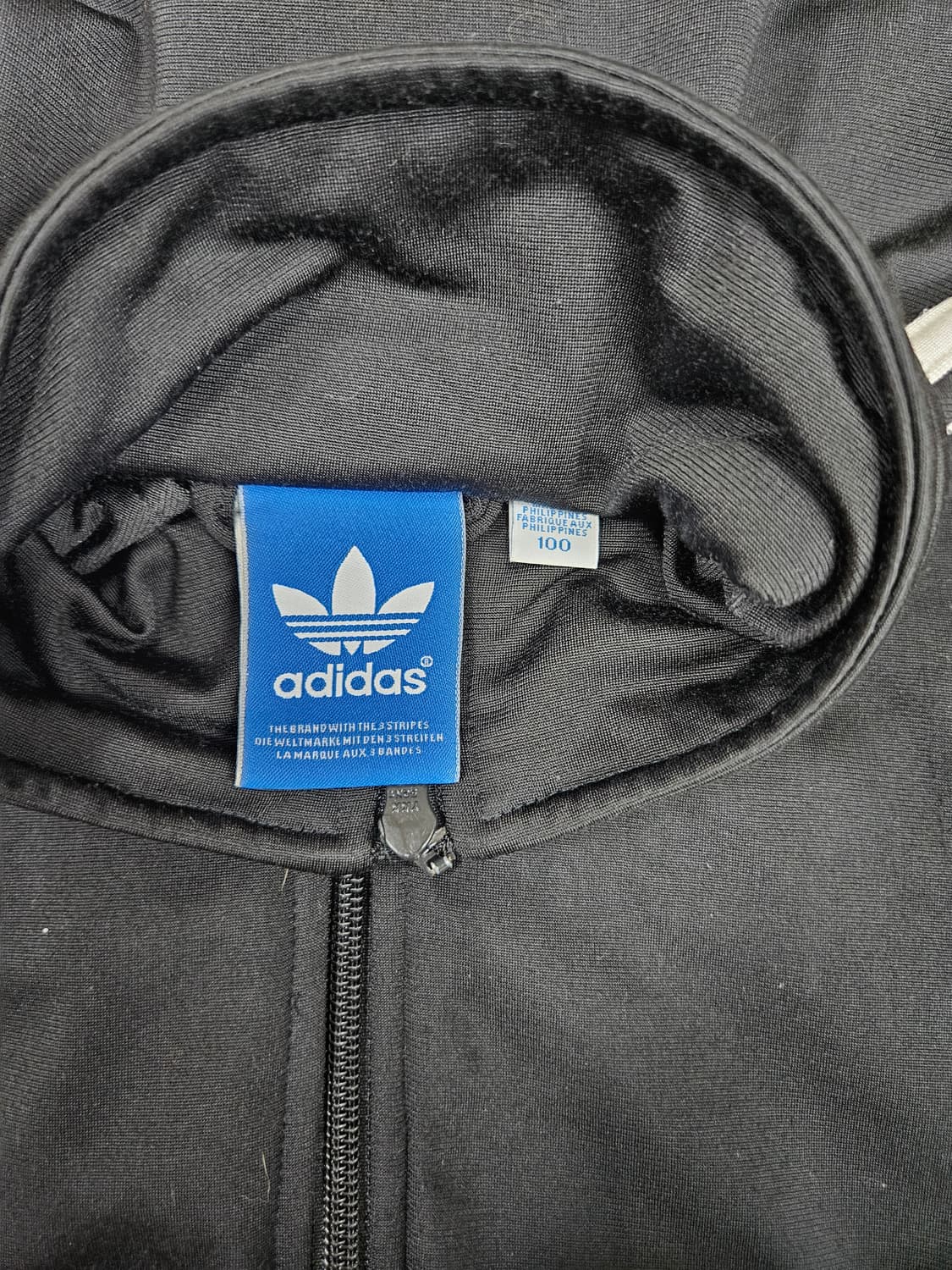 아디다스 파이어버드 져지 블랙 오버핏 (급처) 상품이미지3