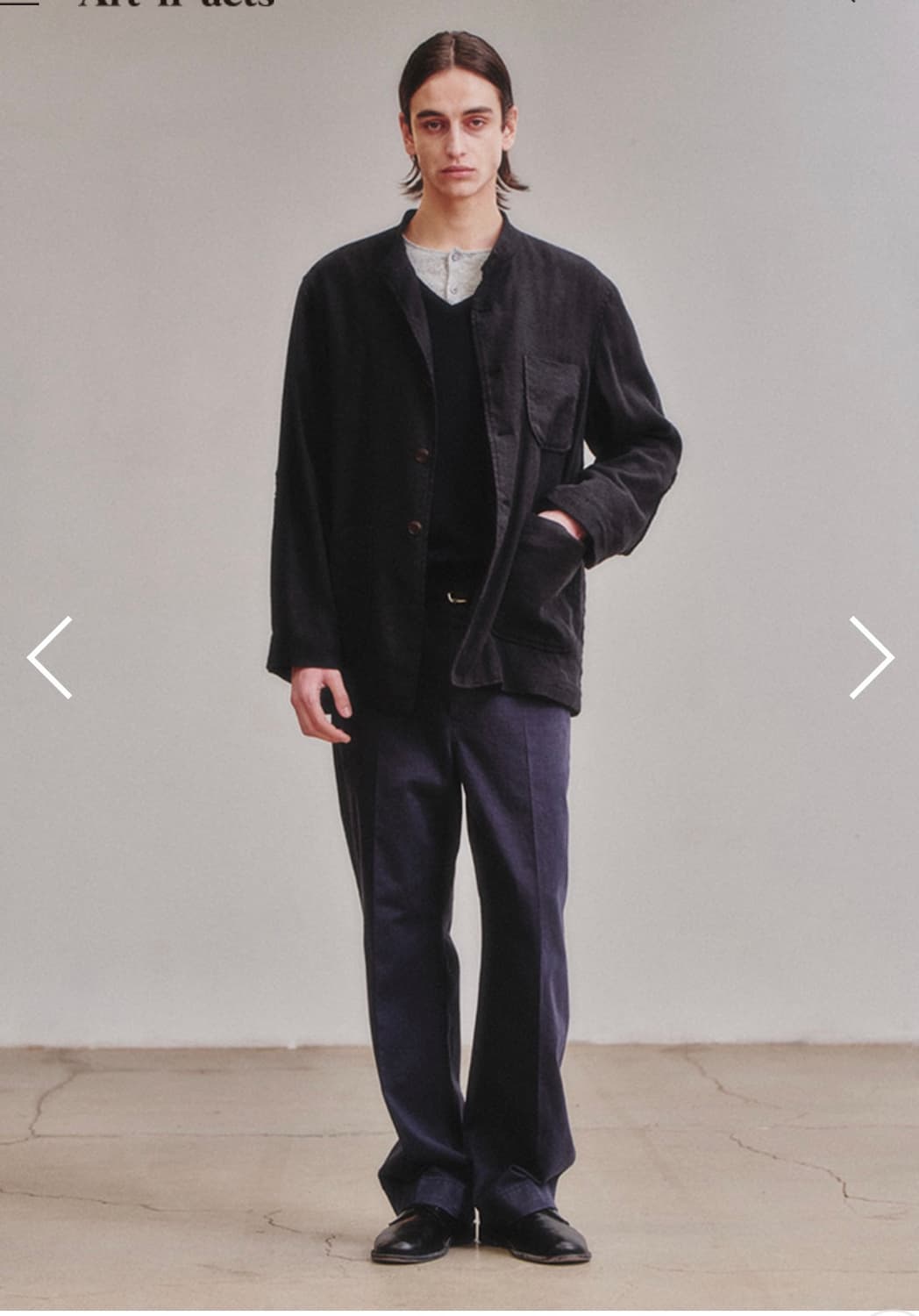 [L] 아트이프액츠 Silk French Forestire Jacket 상품이미지2