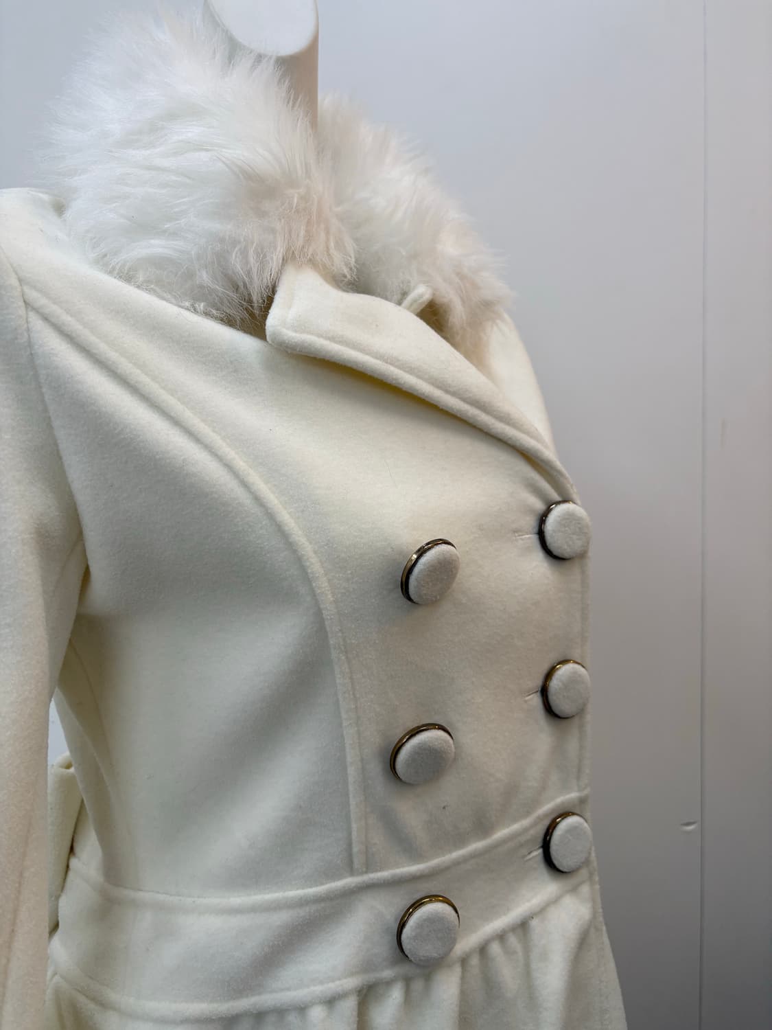 리즈리사 레이스 퍼 코트 상품이미지2