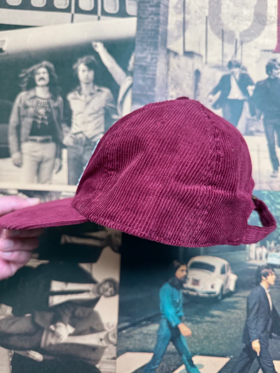 Marlboro(말보로) 버건디 코듀로이 캡 상품이미지4