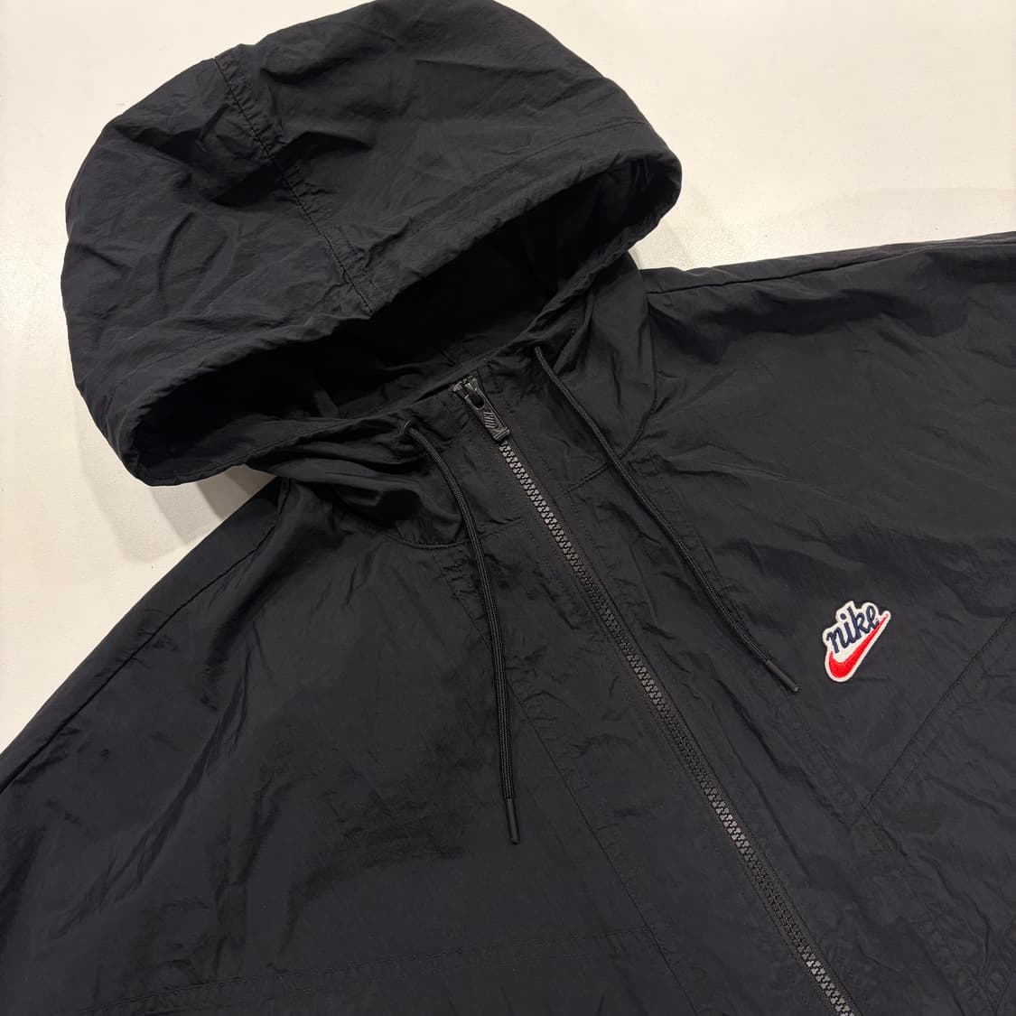 [XL] 나이키 윈드러너 블랙 바람막이 후드 집업 B631 상품이미지3