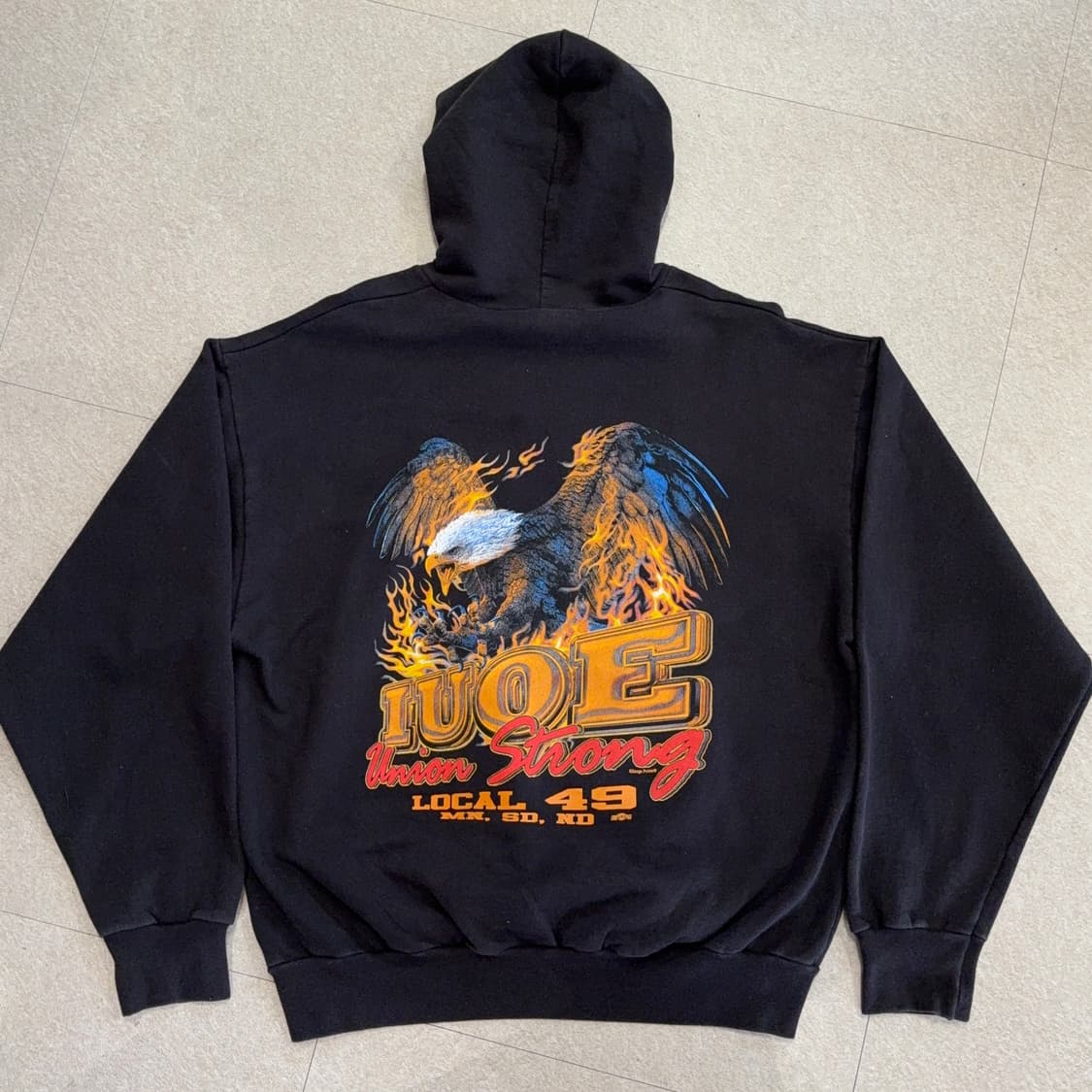 USA IUOE 유니온 후드티 상품이미지1
