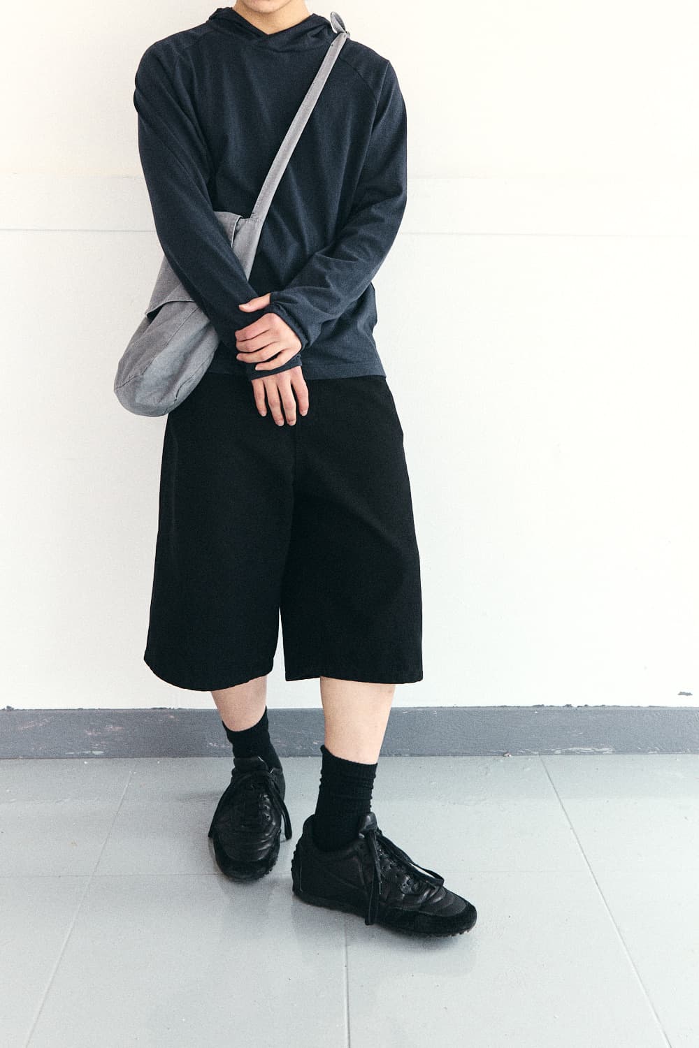 해칭룸 베이스 후디 블루차콜 3사이즈 상품이미지2