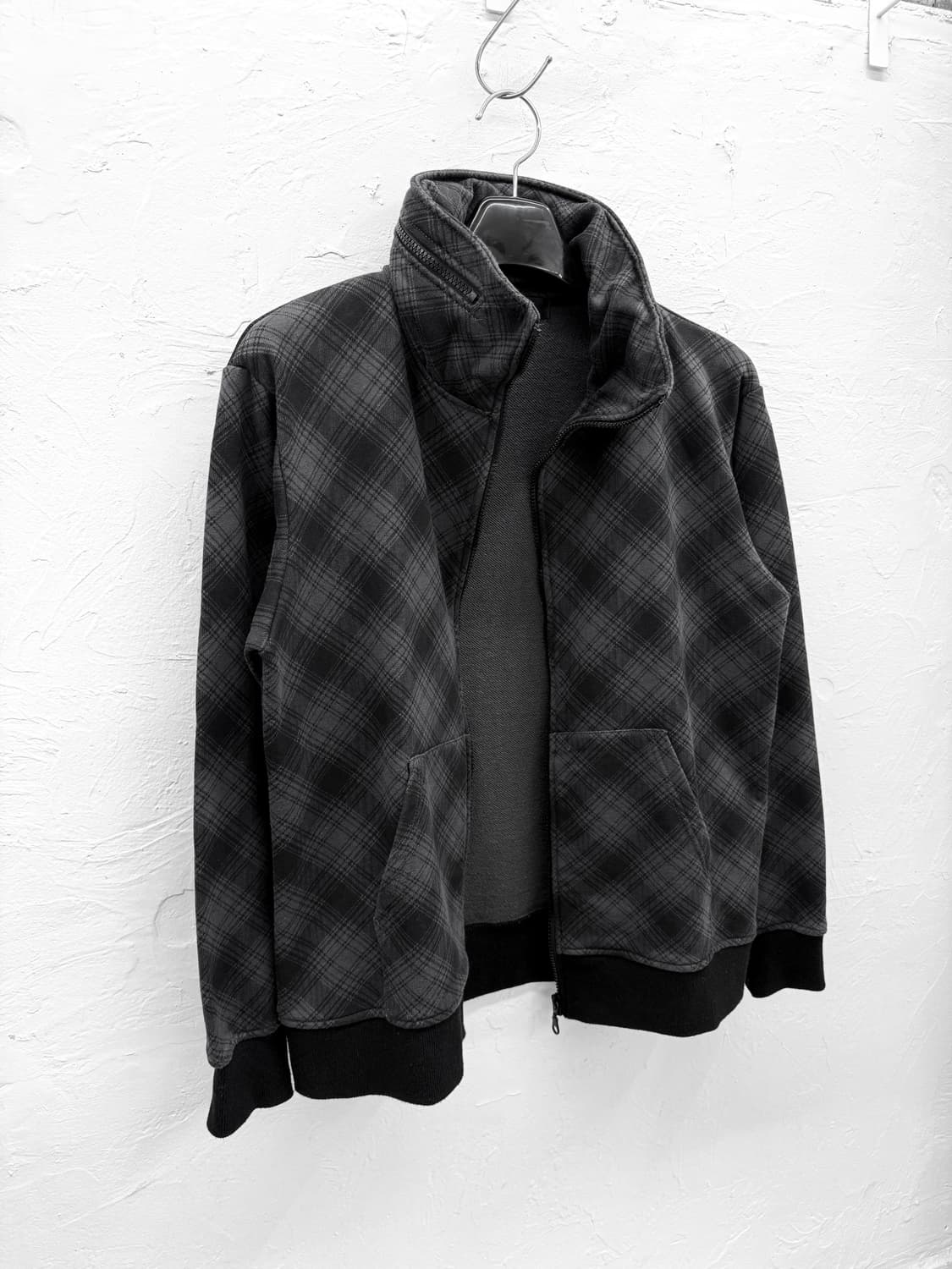 commontage 체크 집업 상품이미지3