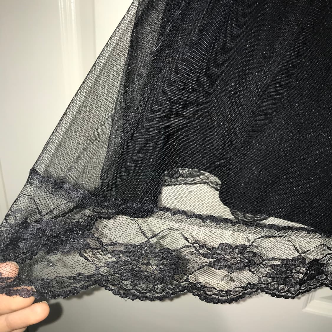 Gothic Black Lace Corset Skirt 상품이미지2