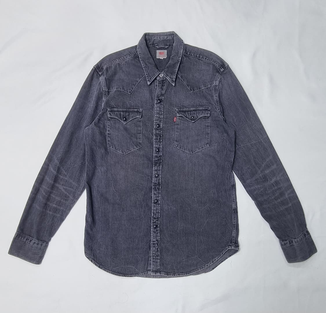 리바이스 데님 웨스턴 셔츠 M _ 남성 상품이미지1