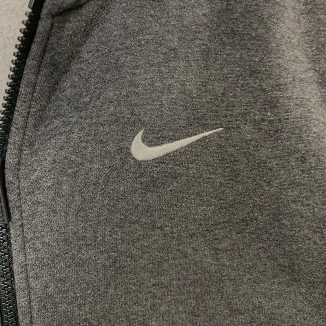 나이키 00s 스우시 그레이 기모 후드집업 상품이미지4