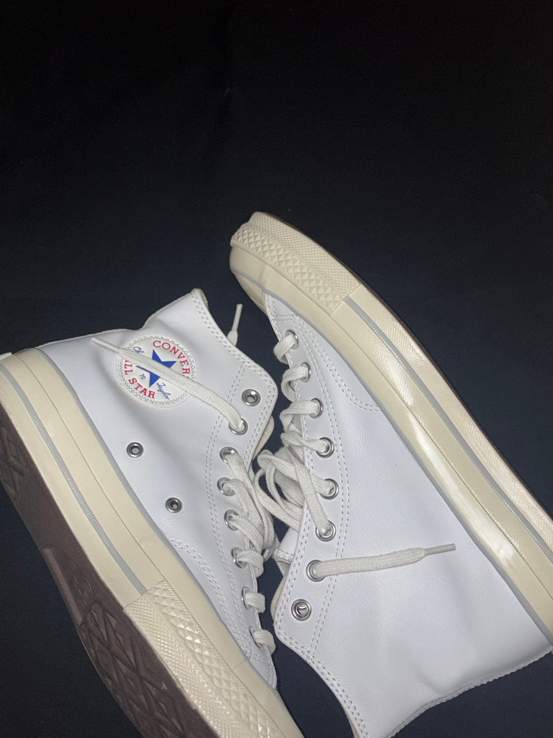 컨버스 화이트 레더  상품이미지4