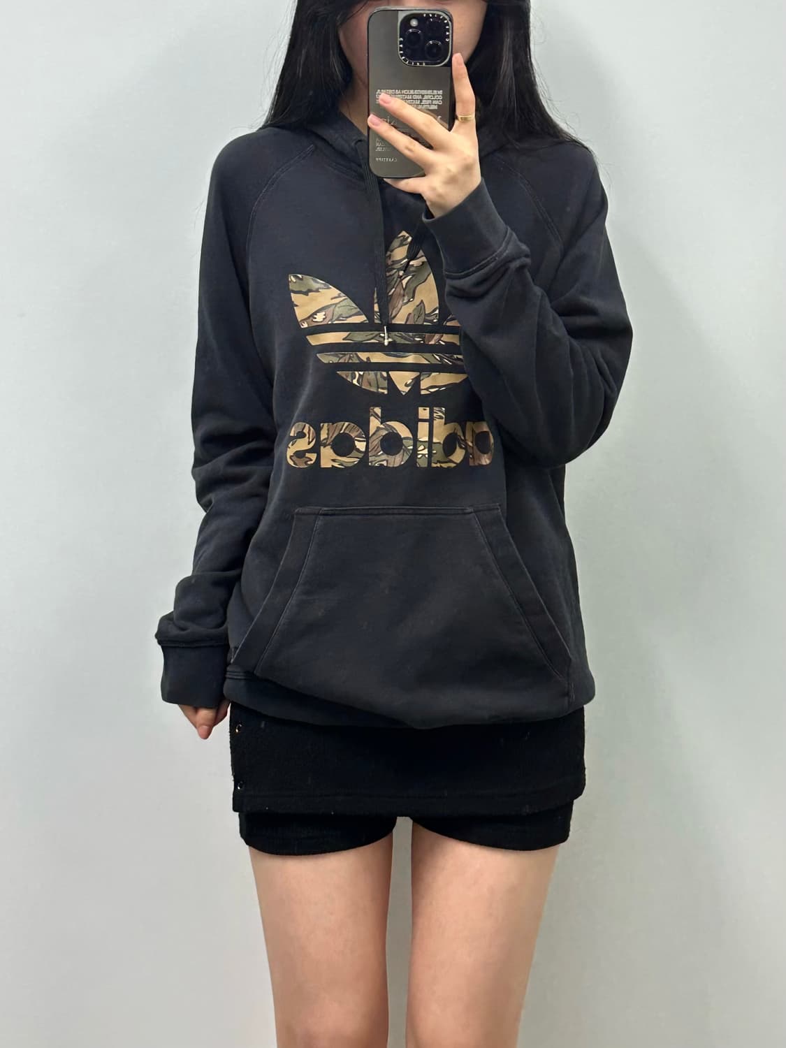 아디다스 카모 빅트레포일 후드티 상품이미지1