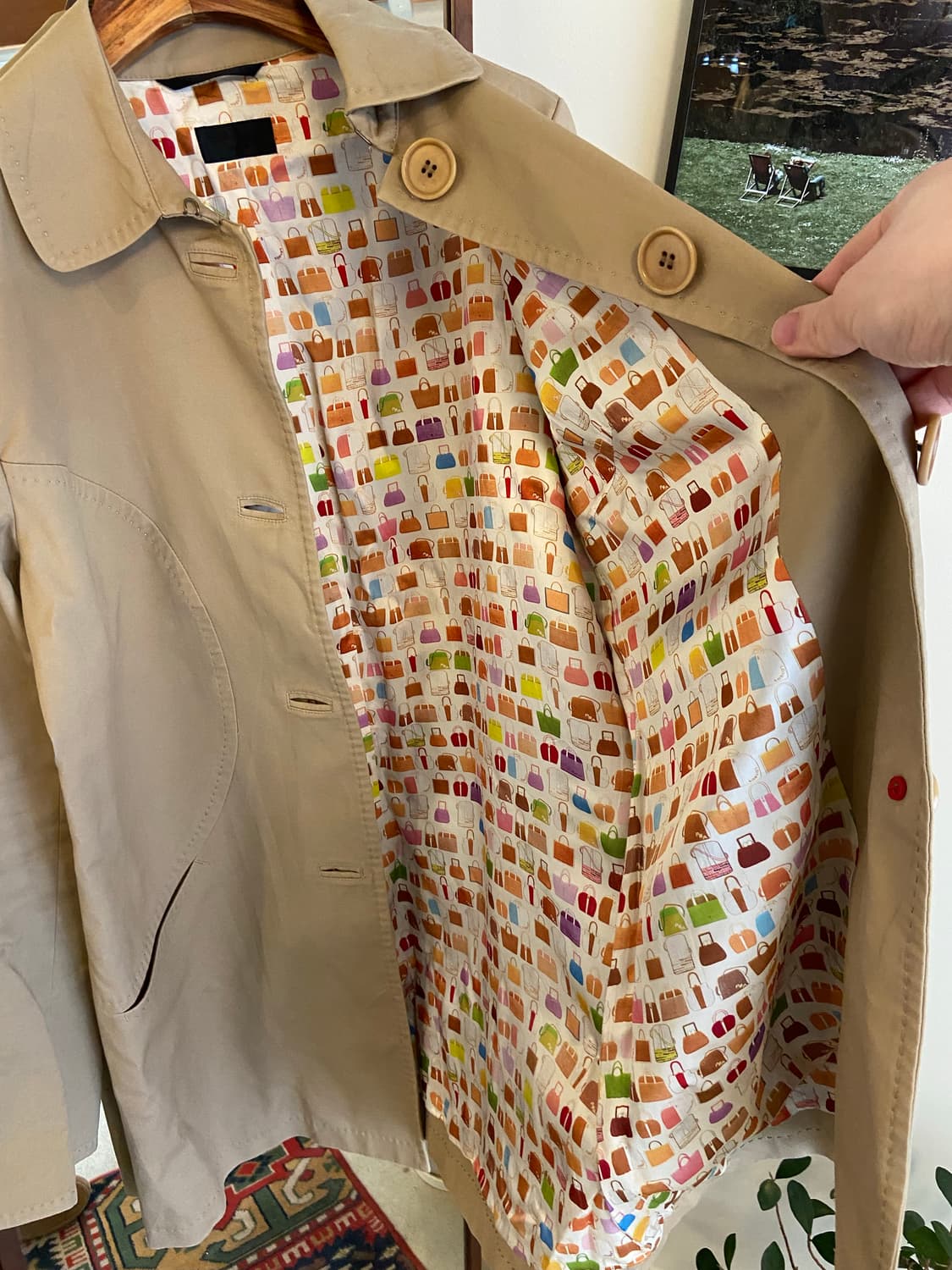 폴스미스 베이지 트렌치코트 상품이미지4