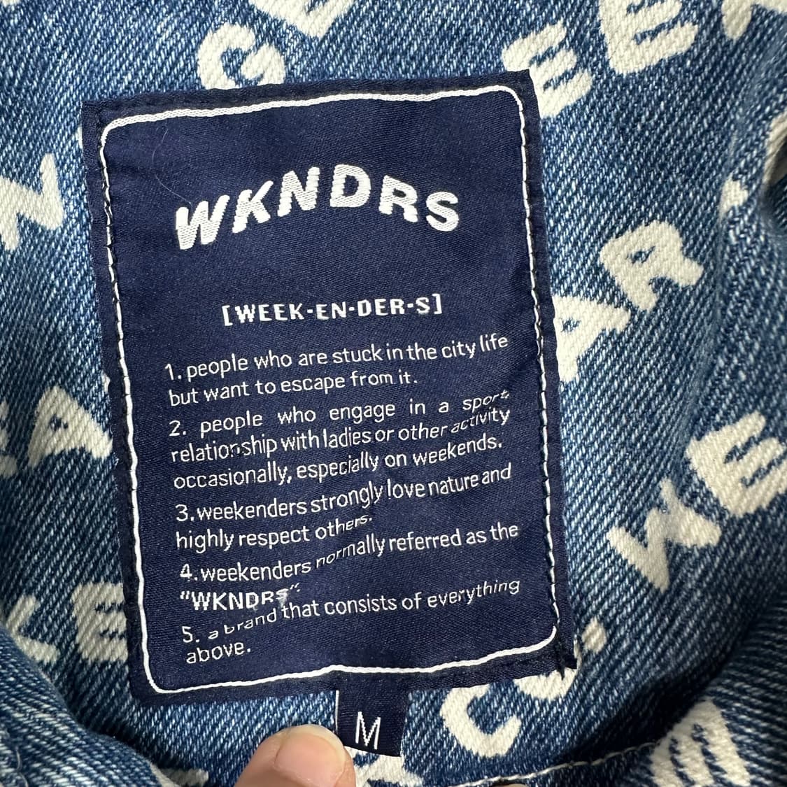 ✨ (바배) 위캔더스 모노그램 데님 자켓  상품이미지3