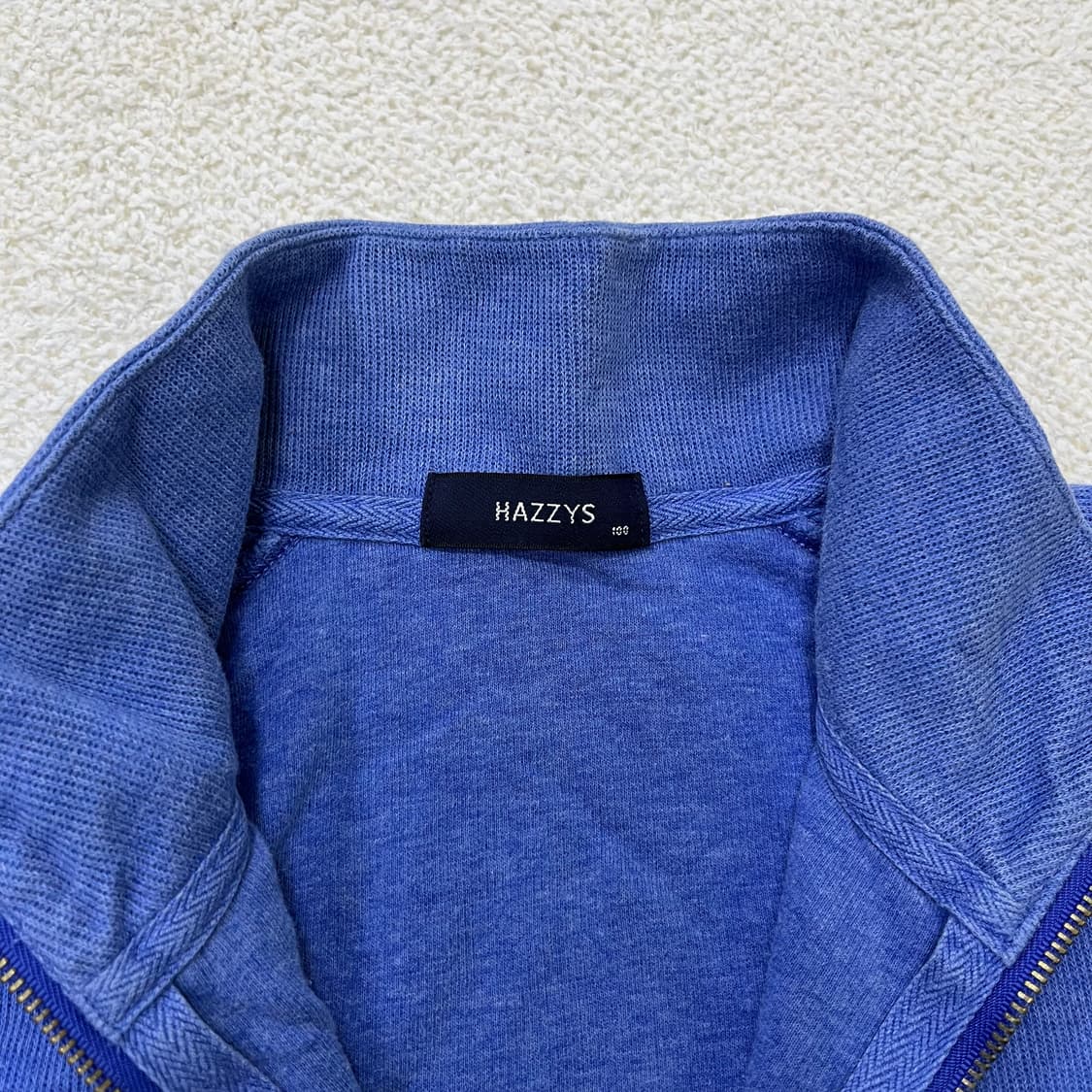 100 헤지스 반집업 긴팔 티셔츠 0325M 상품이미지2