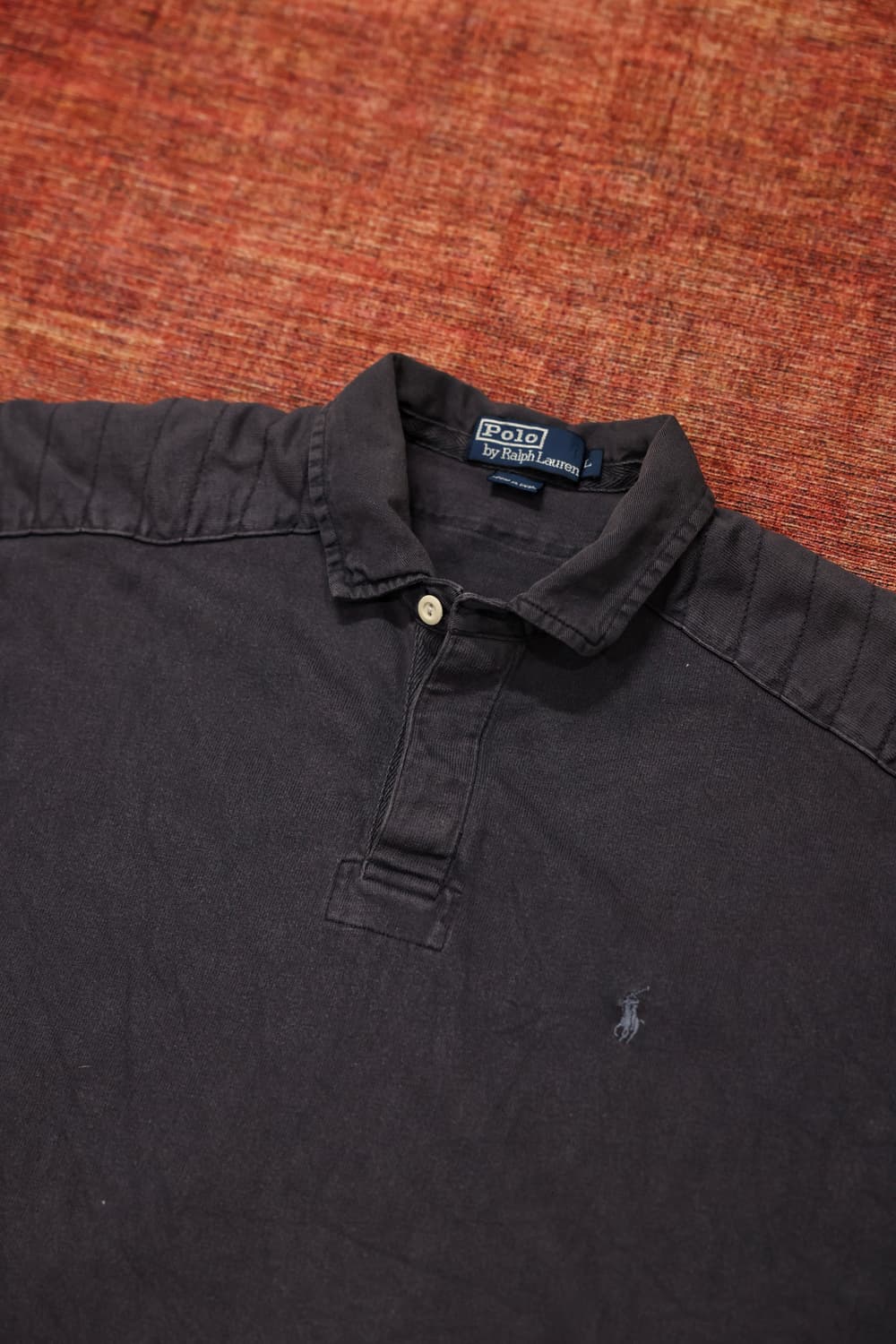 빈티지 폴로 럭비티 네이비 판매 상품이미지5