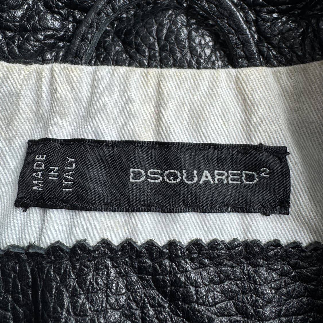 디스퀘어드 바이커 리얼레더 라이더 가죽 자켓 상품이미지8