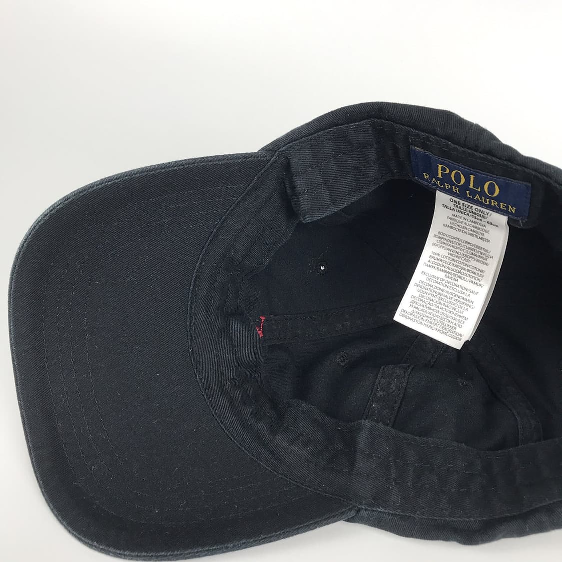 폴로 랄프로렌 POLO 모자 캡 검은색 상품이미지7