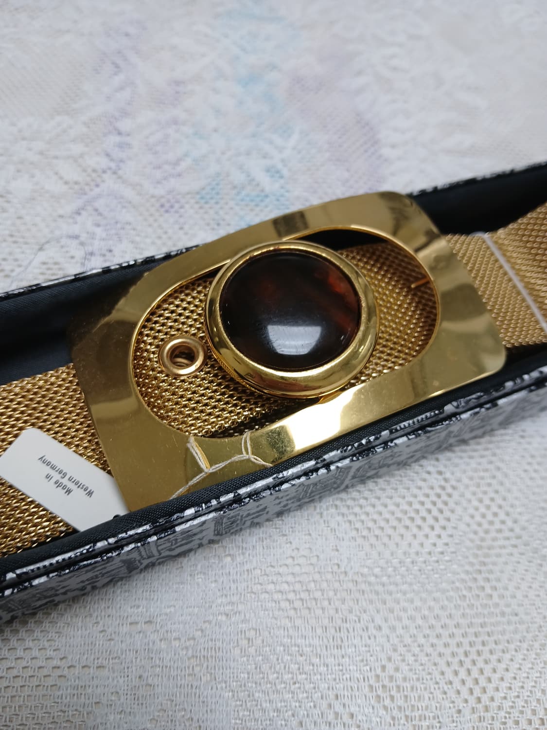 70s~80s 독일 빈티지  금속메쉬 여성용 벨트 상품이미지2