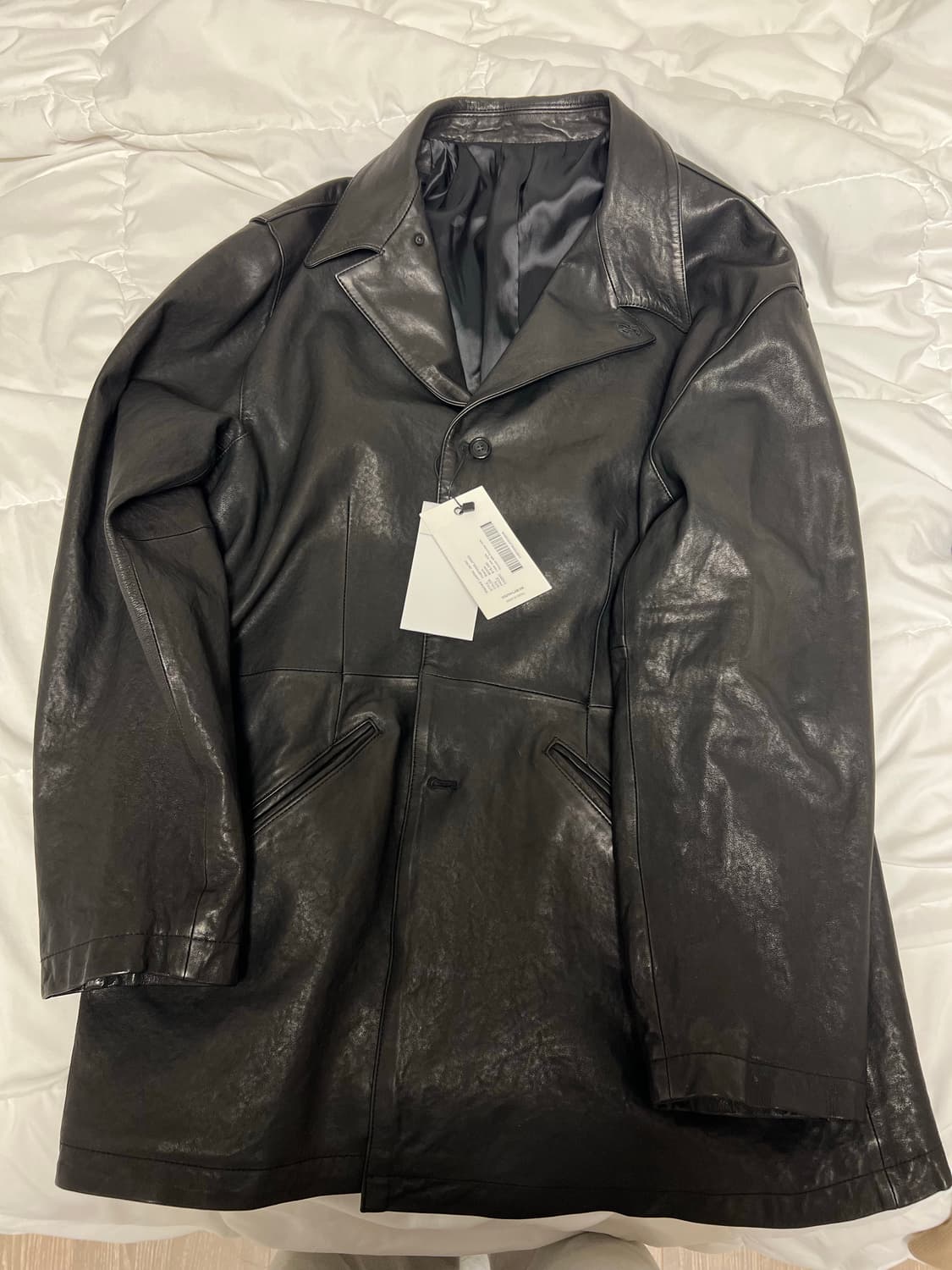 유스 워시드레더 m사이즈 상품이미지1