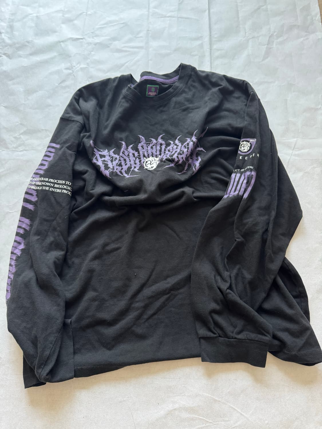 INFECTOR LONG SLEEVE (BLACK) 상품이미지1