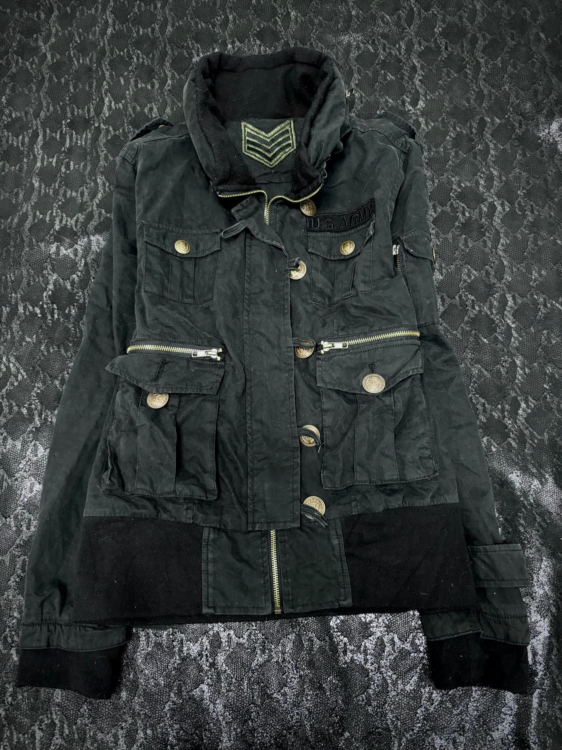 “Vintage” 00’s Gimmick Design Black Jk 상품이미지6