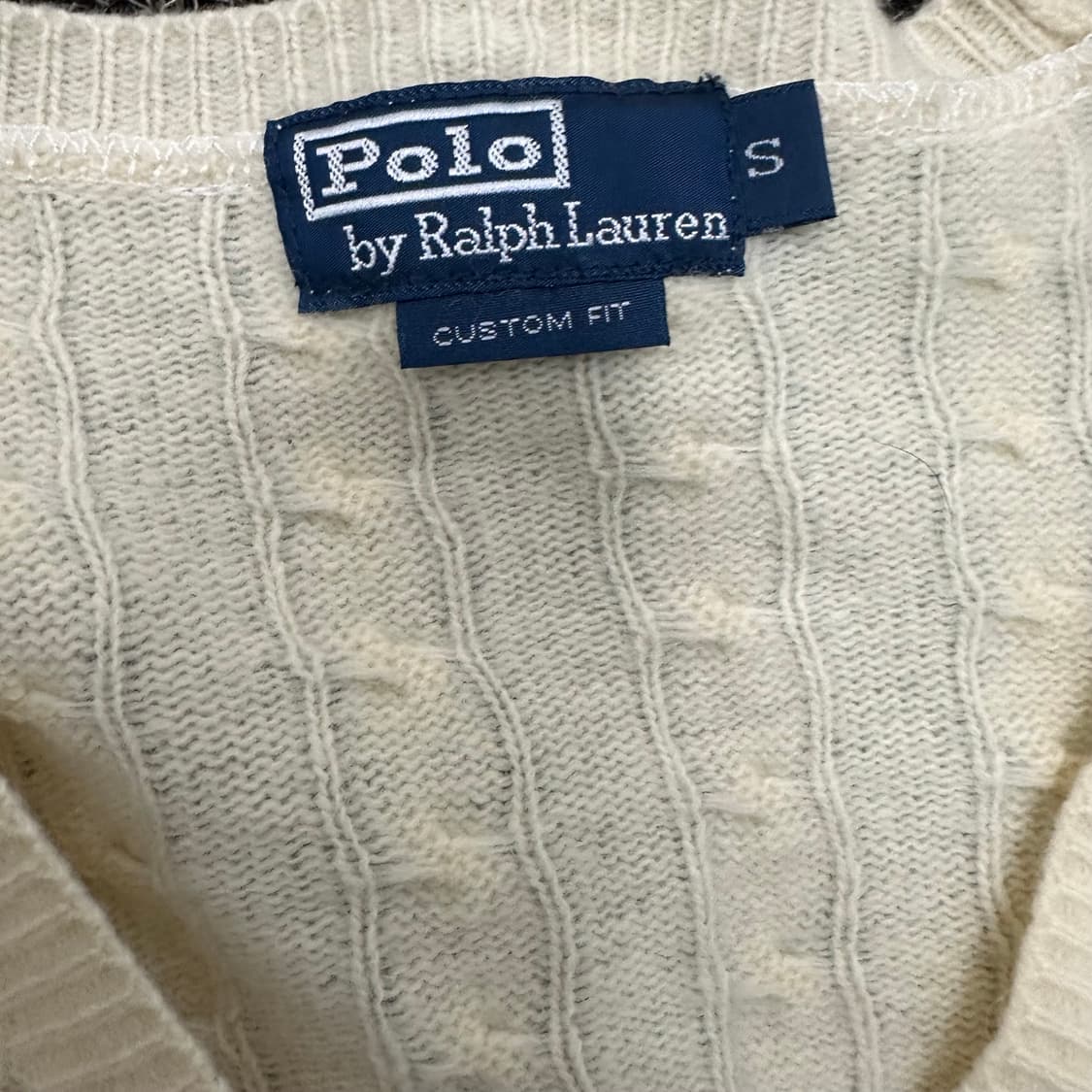 POLO 폴로 랄프로렌 여성 가디건 아이보리 S 상품이미지4