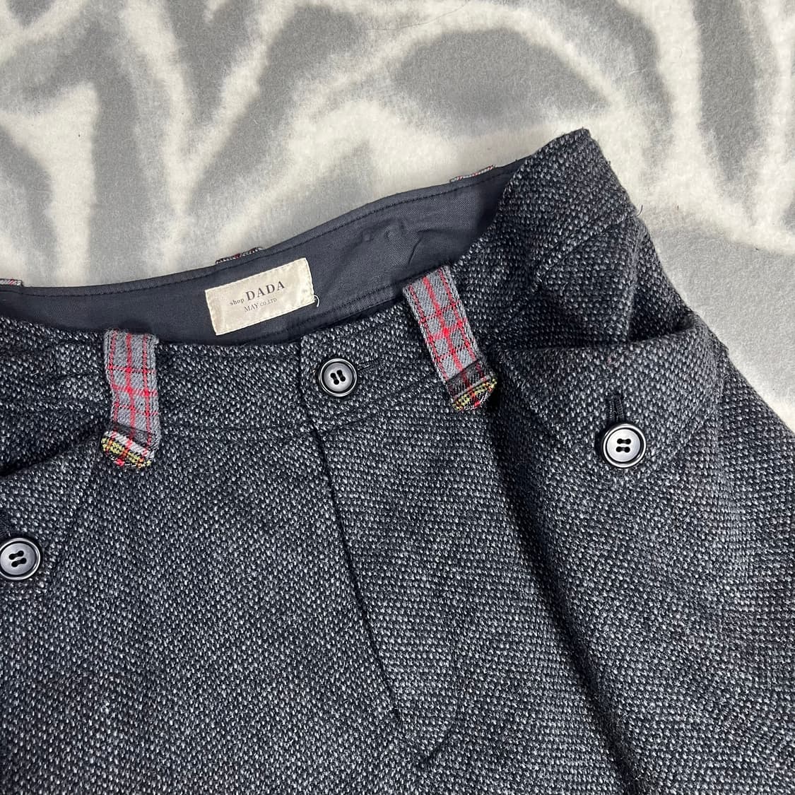 [DADA by MAY] 레이어드 포켓 울 스커트 상품이미지3