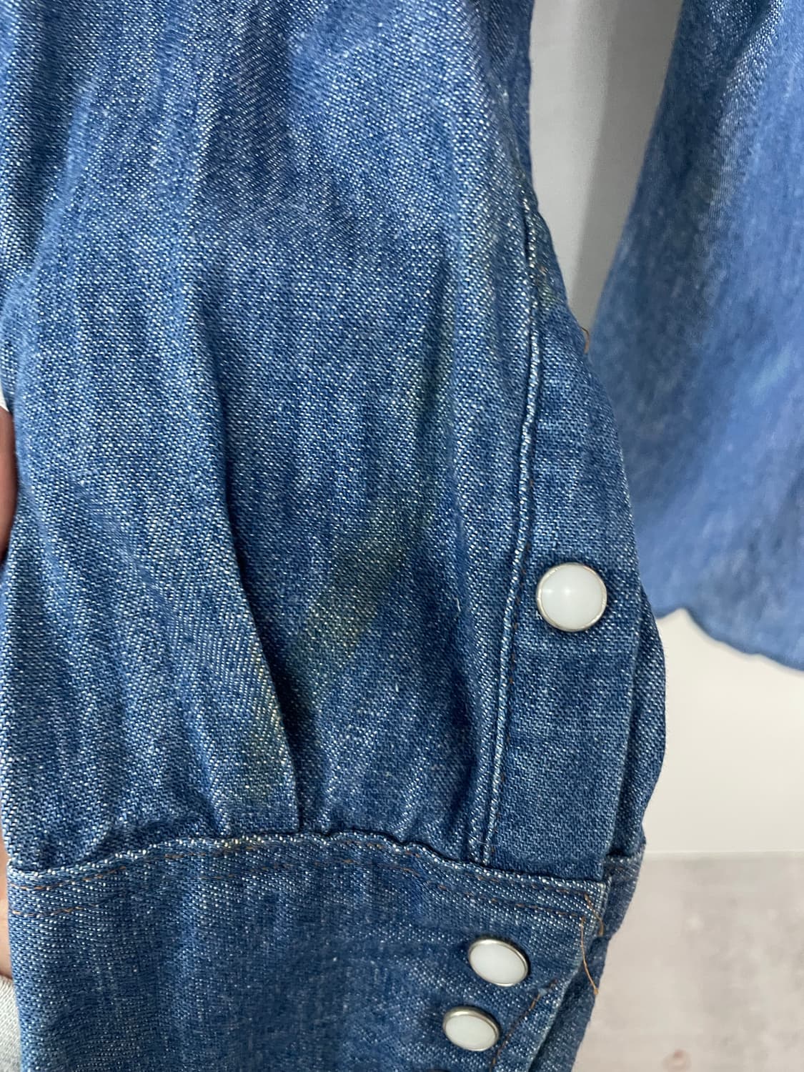 랭글러 자수패치 데님 웨스턴 셔츠 H2129 상품이미지10