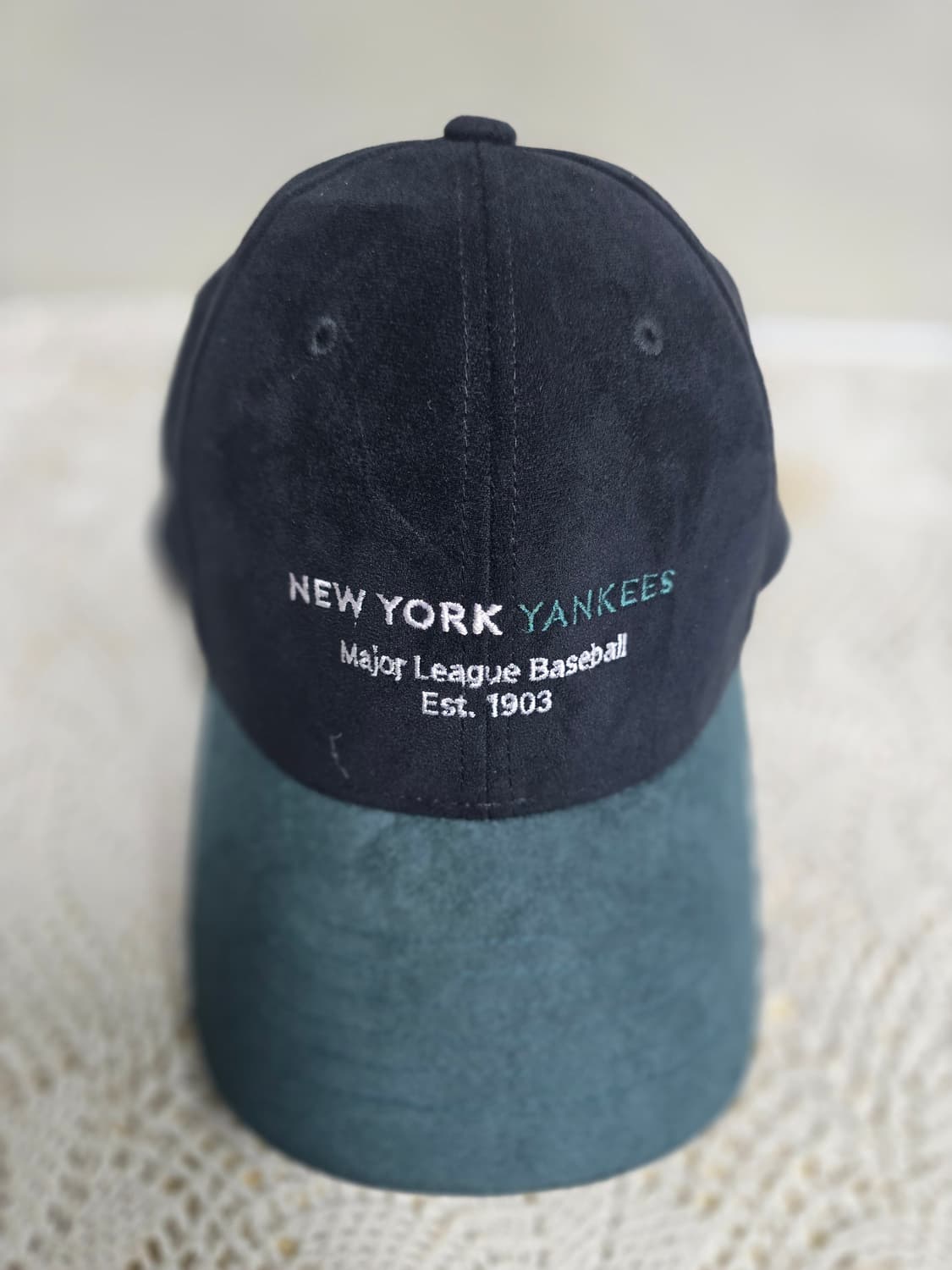 엠엘비 뉴욕양키즈 베이스볼 볼캡(스웨이드소재) 상품이미지1