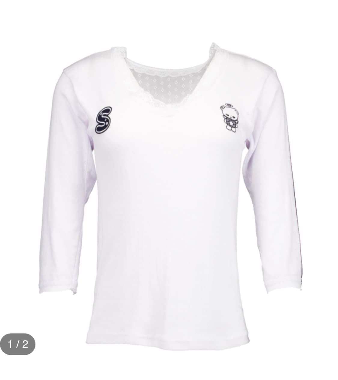 BUDDY LACE TOP (WHITE) 상품이미지1