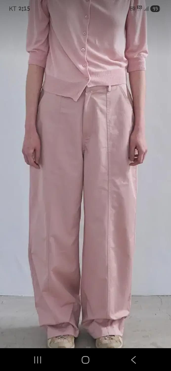 Poti 나일론 면 와이드 팬츠 m 상품이미지5