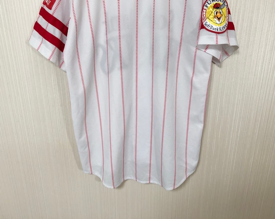 (2) NPB 마제스틱 후쿠오카 소프트뱅크호크스 유니폼/져지 L 상품이미지10