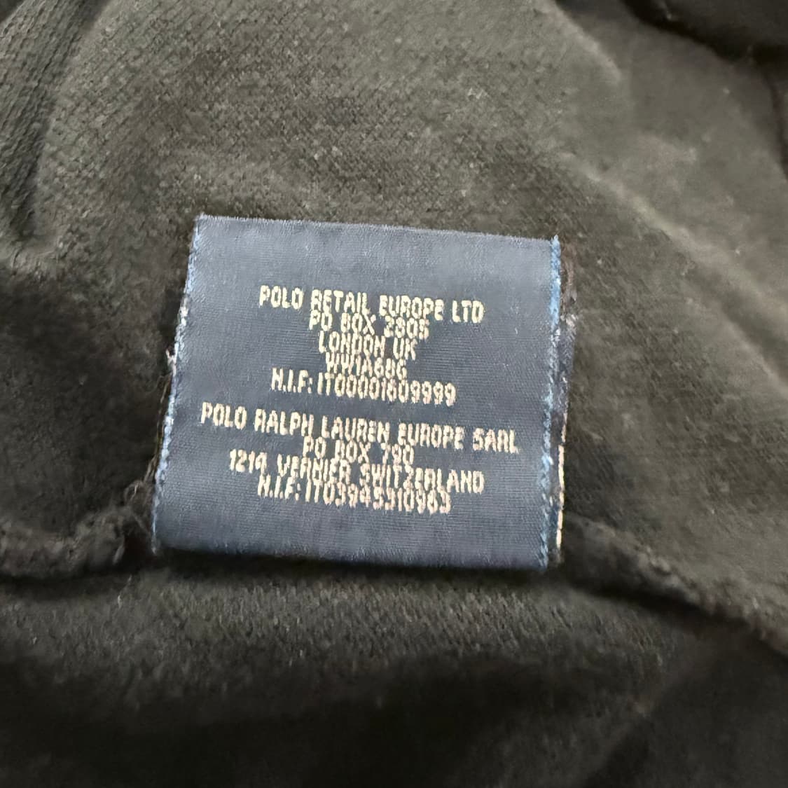 폴로 랄프로렌 블랙 멀티 빅포니 카라 반팔 티 상품이미지5