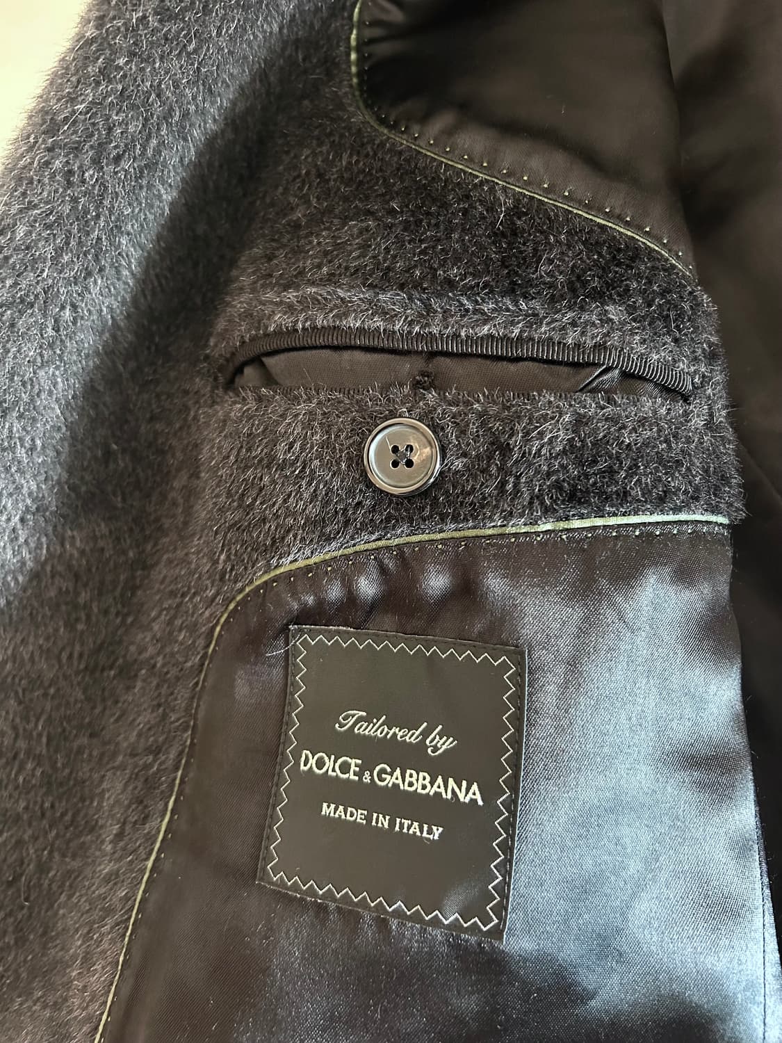 돌체앤가바나 알파카 롱코트 상품이미지5