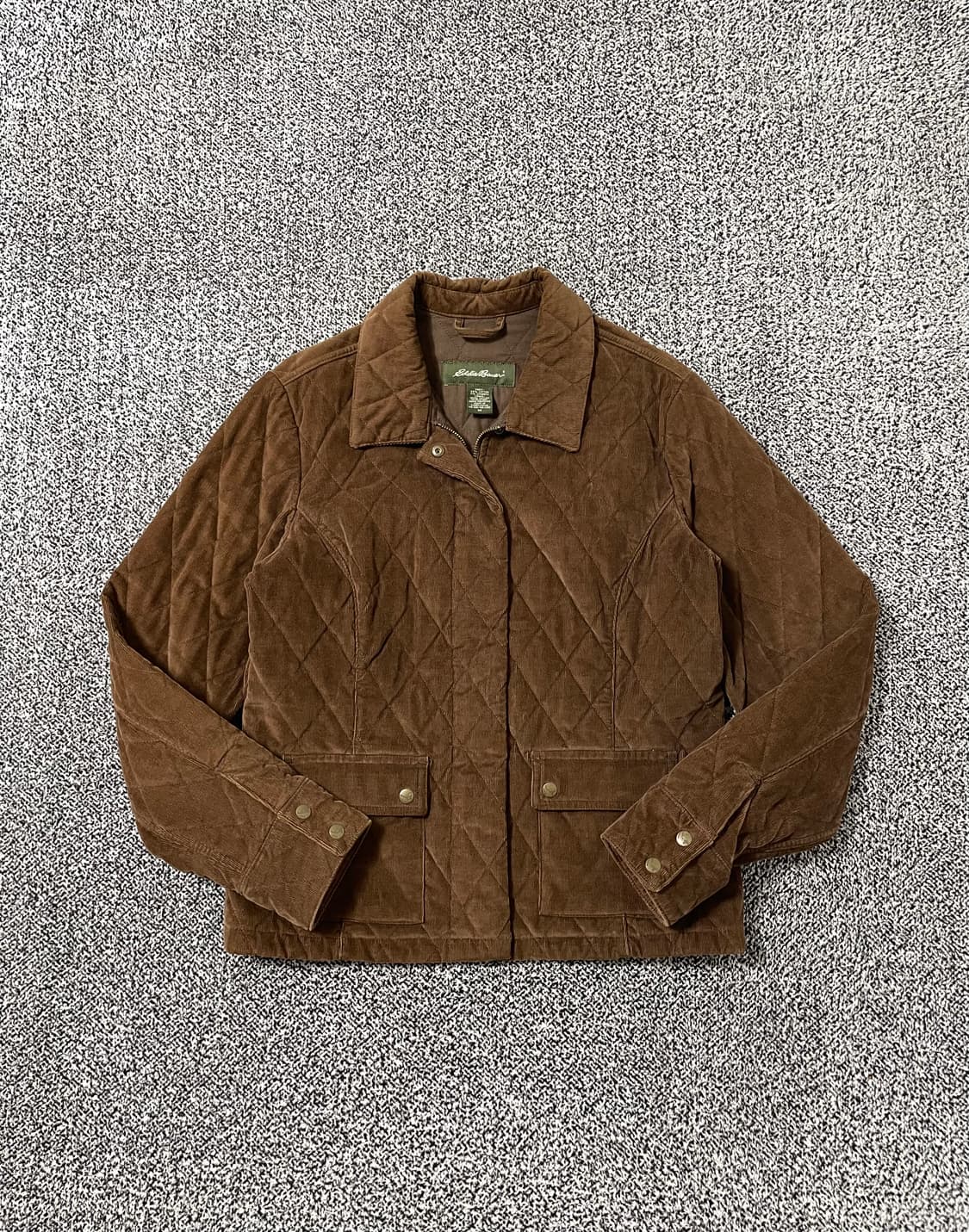 빈티지9. 에디바우어 Eddie Bauer 퀼팅 코듀로이 자켓 점퍼 상품이미지1