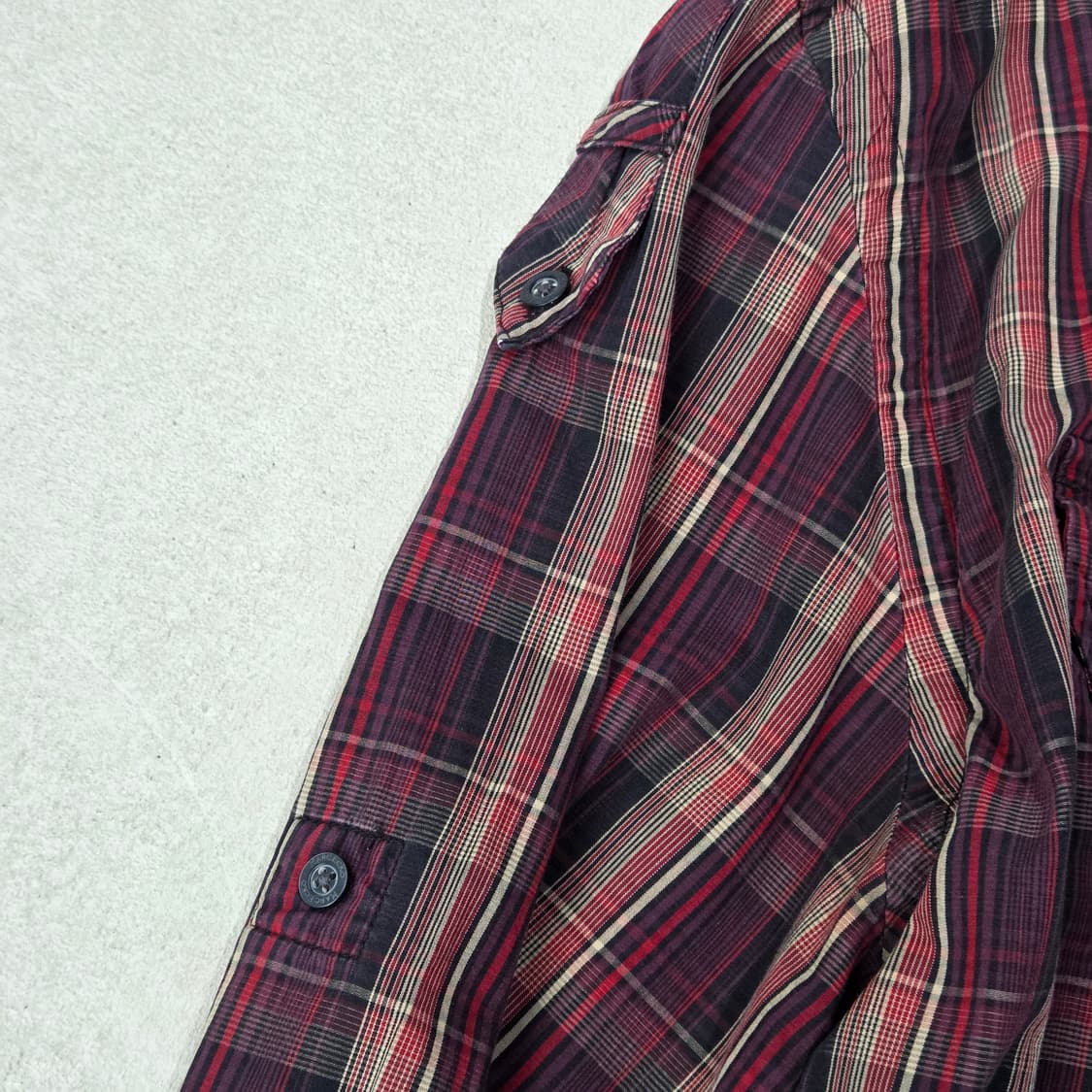 마크에코 펑크자수 체크셔츠 s09137 상품이미지6