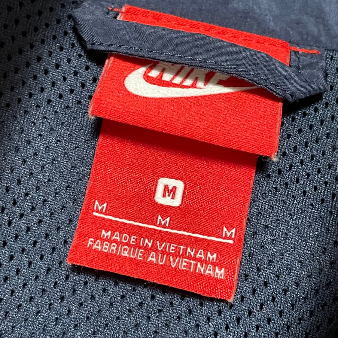 [M] 나이키 우븐 아노락 바람막이 네이비/레드/화이트 상품이미지2