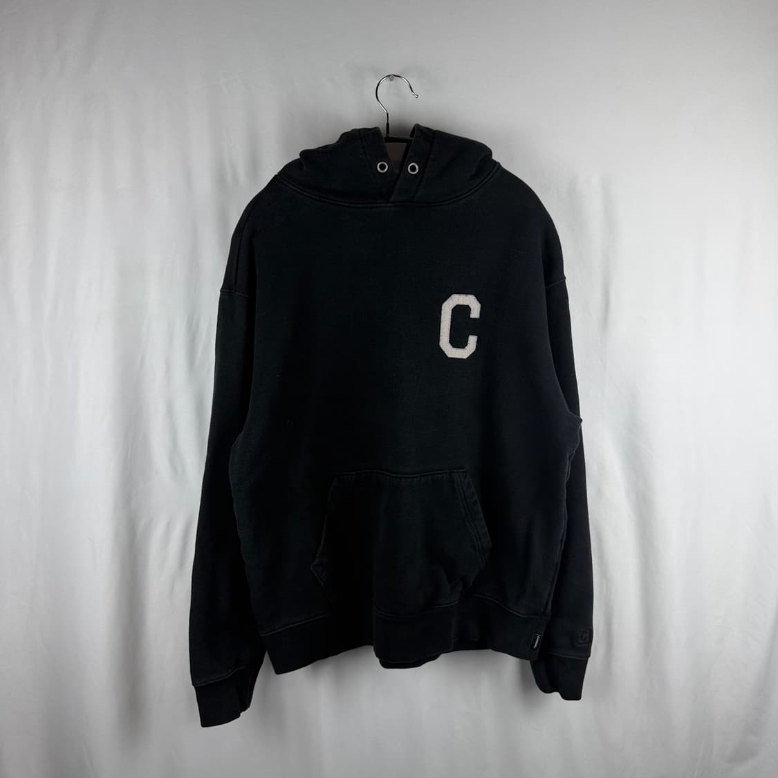 M) 커버낫 C로고 후드 티 블랙 상품이미지2