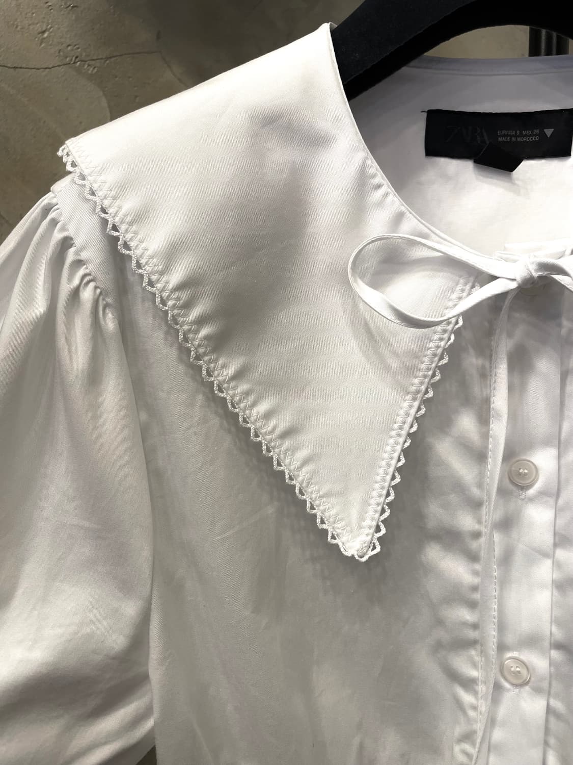 자라 세일러 카라 블라우스 55 상품이미지3