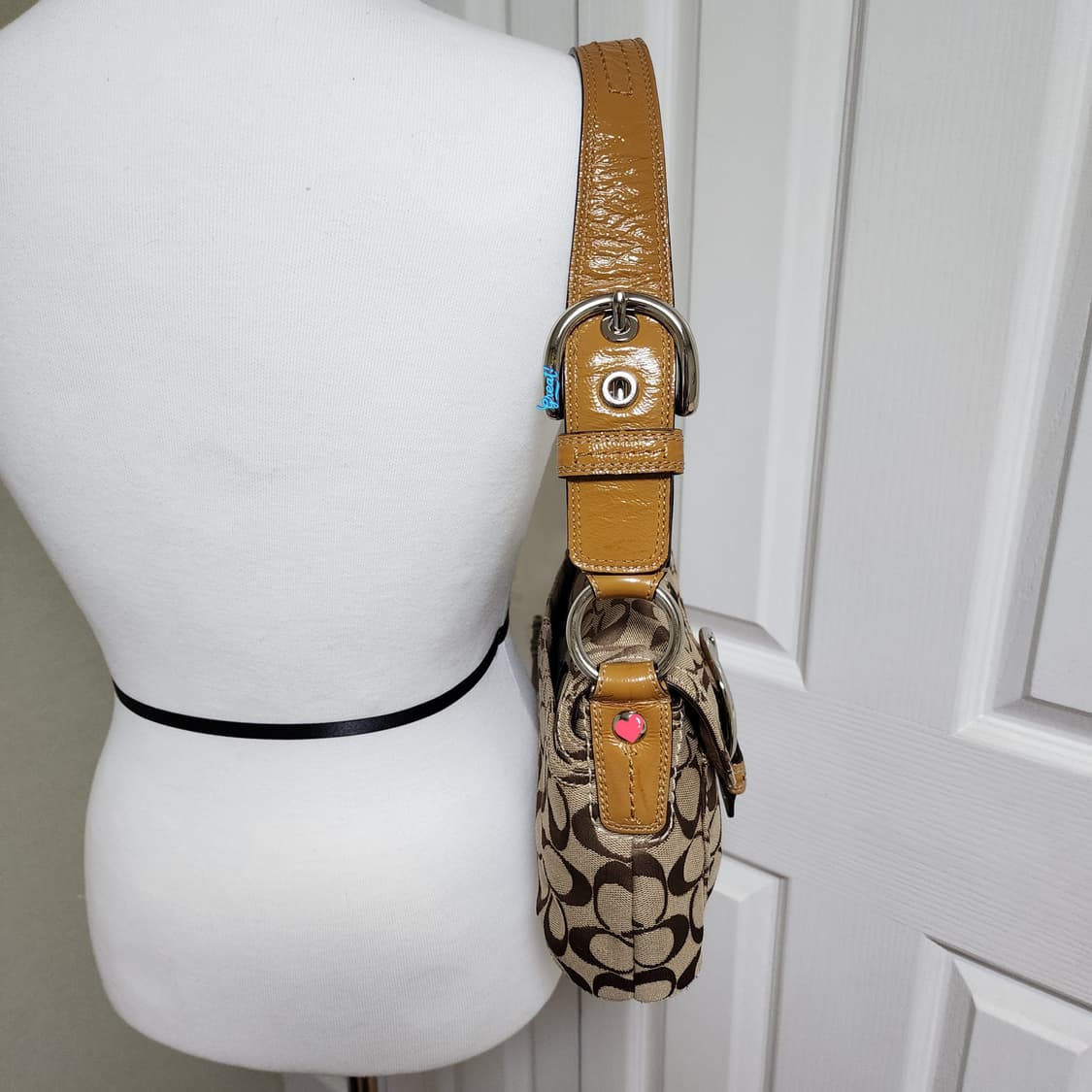 상태굿굿) 코치 버클 숄더백 상품이미지2