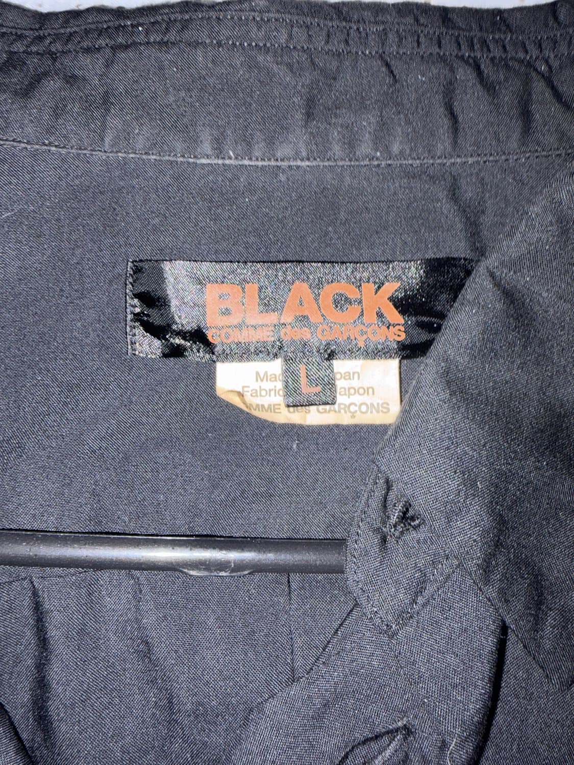 Cdg black 1 buckle shirt 상품이미지3