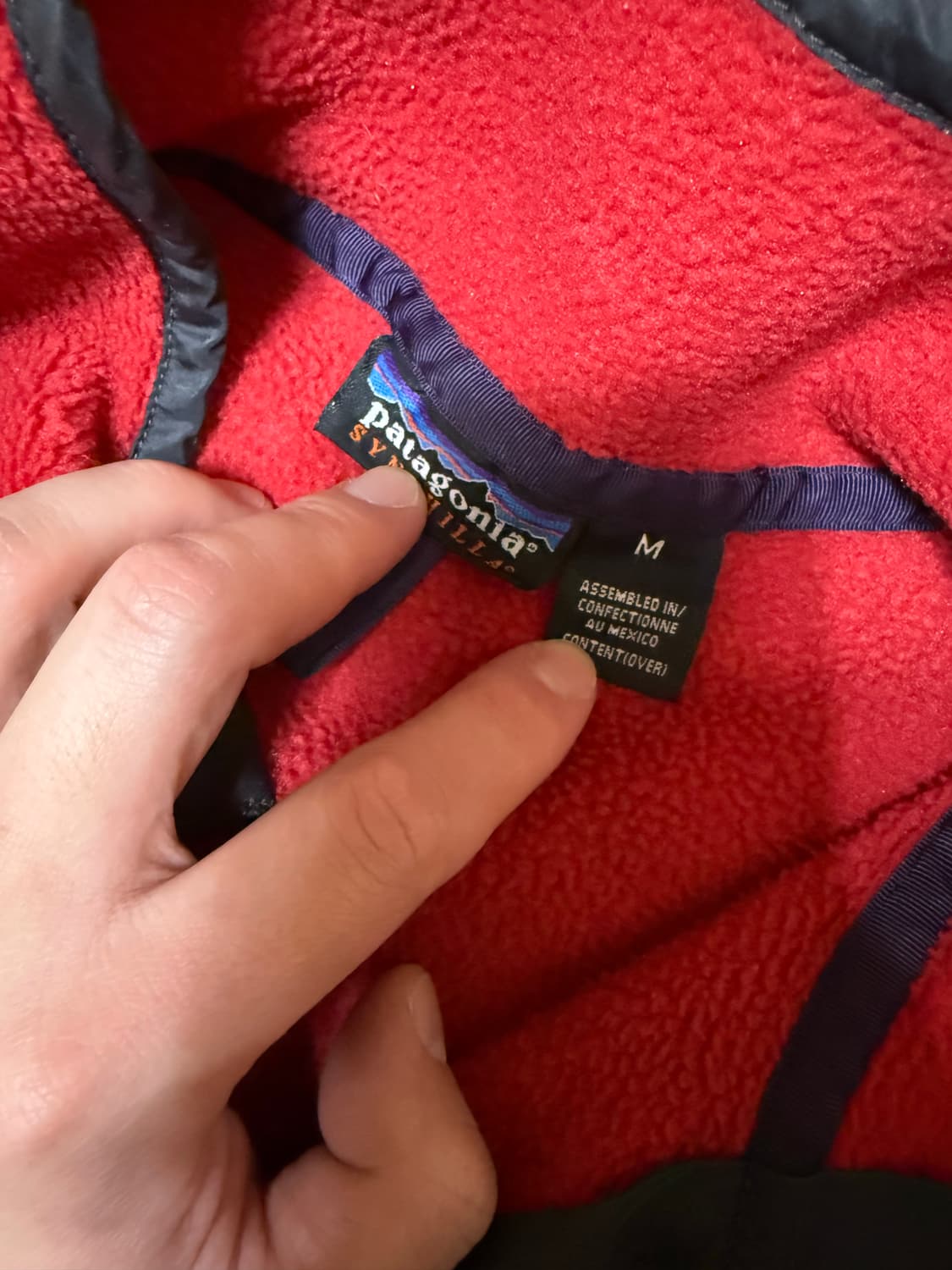 빈티지 파타고니아 신칠라 레드M 상품이미지7